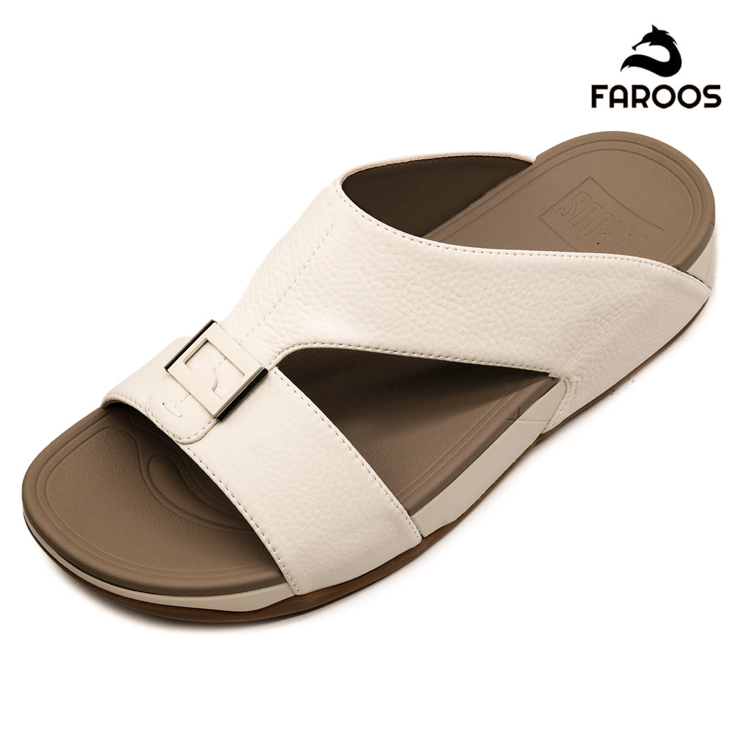 Faroos [NLF11] M041 Beige Gents Arabic SandalNAAL.AE