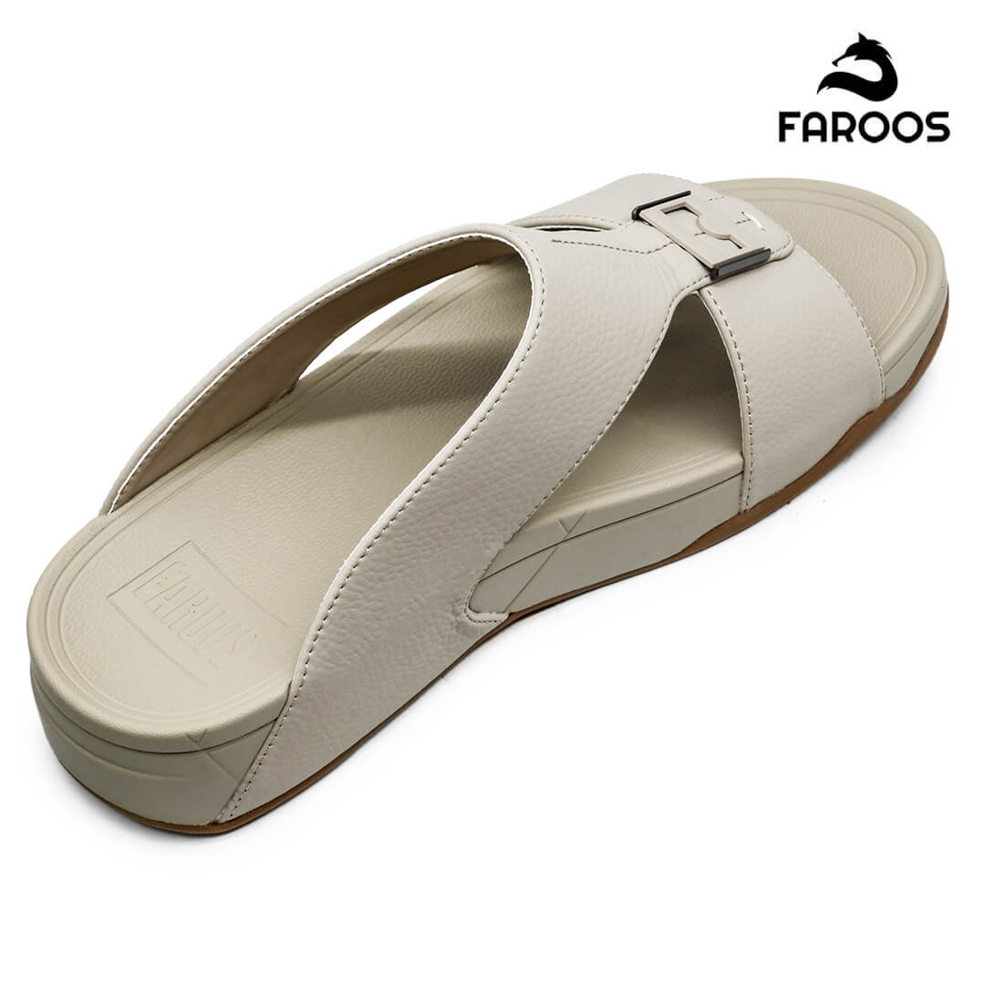 Faroos [NLF8] M041 Beige Gents Arabic SandalNAAL.AE