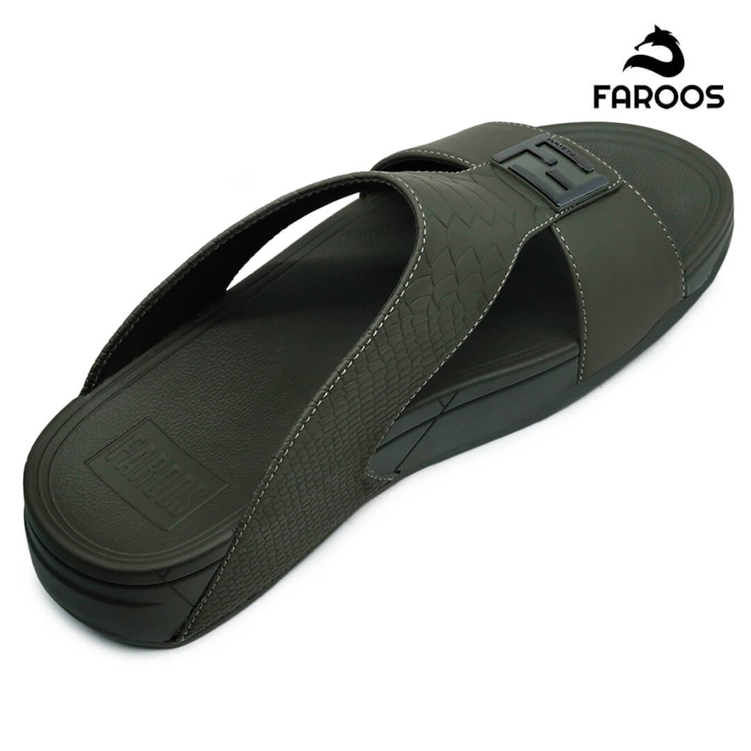 Faroos [NLF3] M036 Olive Gents Arabic SandalNAAL.AE